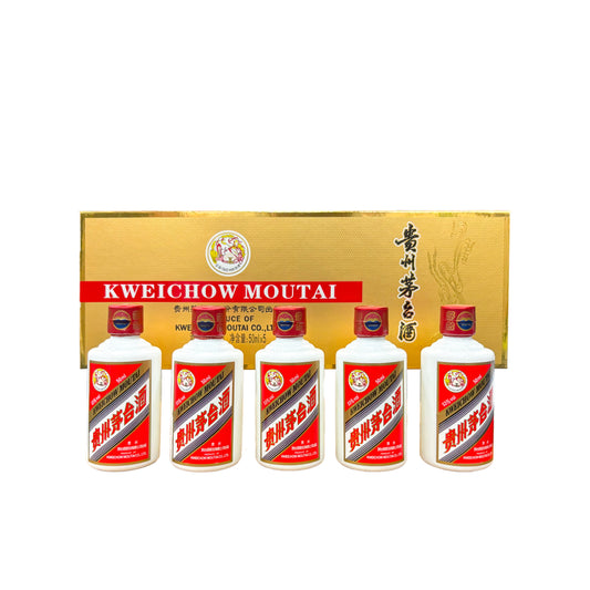 貴州茅台酒(飛天)　50ml×5本 　GOLD化粧箱入